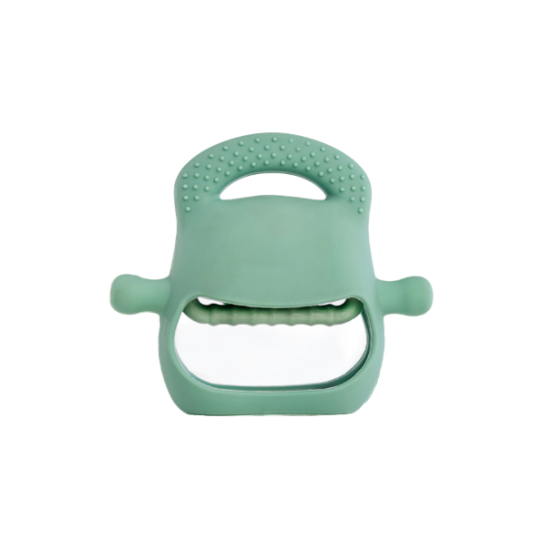 Koyu Yeşil Bebek Silikon Diş Kaşıyıcı  - 4